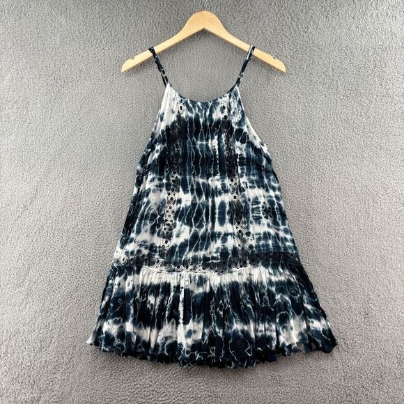 NWT Raviya Tie Dye Crochet Swimsuit Cover-Up Sundress Dress Size Large Boho - Picture 13 of 15